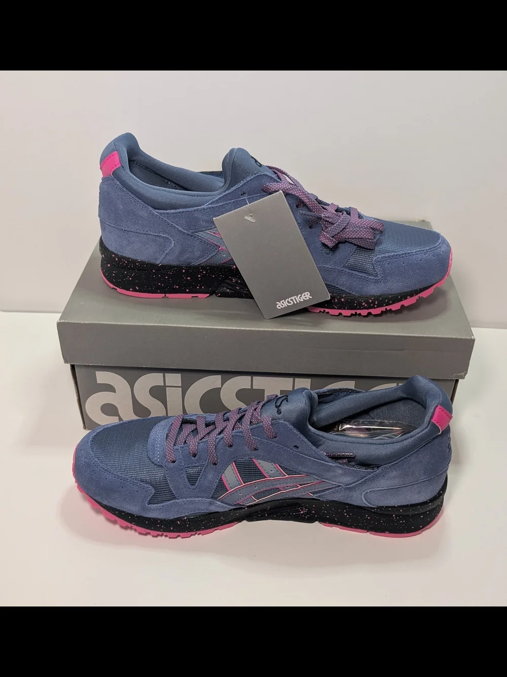 Rare Asics Tiger Gel-Lyte V Mens Size 9 mid Pigeon Blue Sneakers H7ASK - Picture 2 of 8